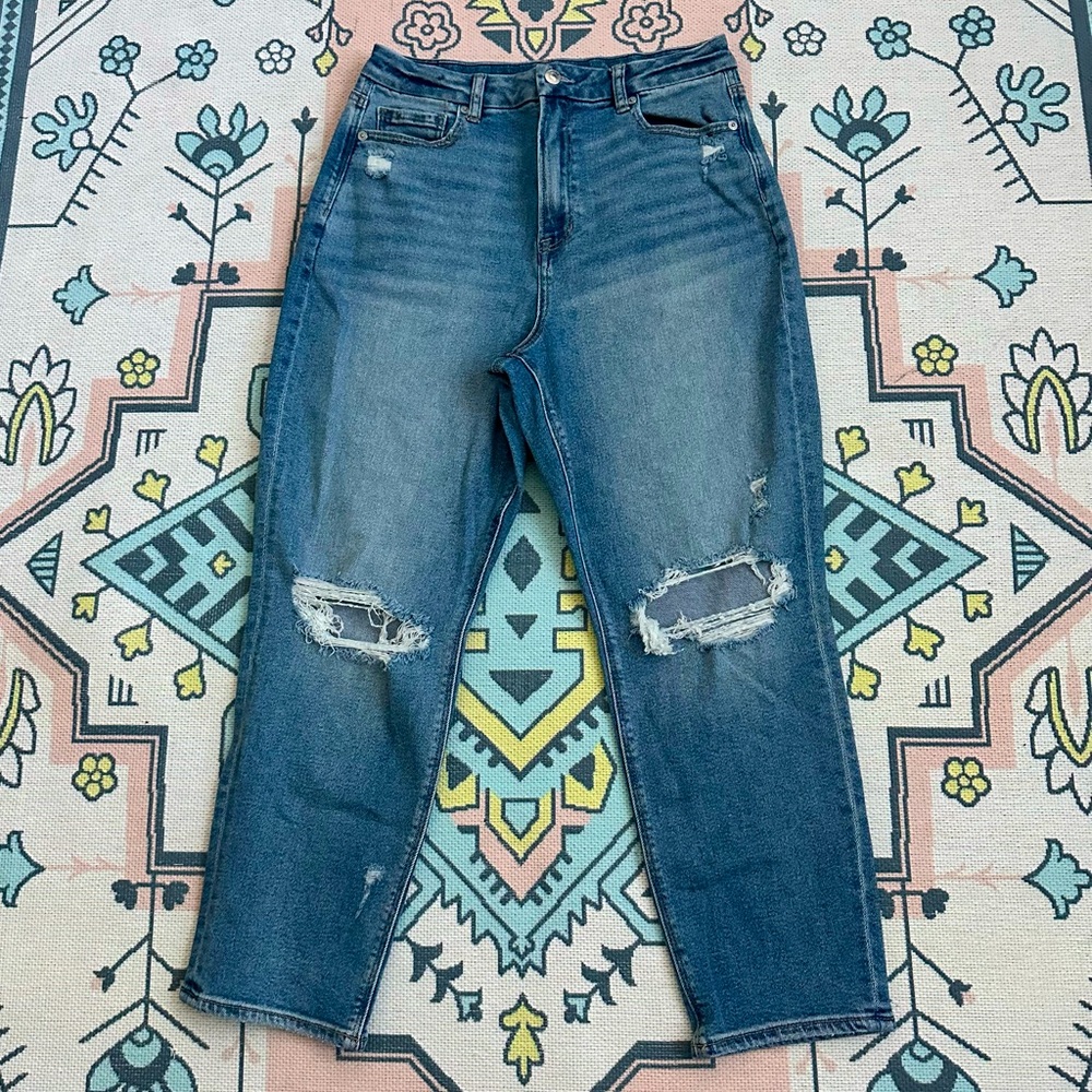 American Eagle Outfitters Blue Straight Leg Jeans
